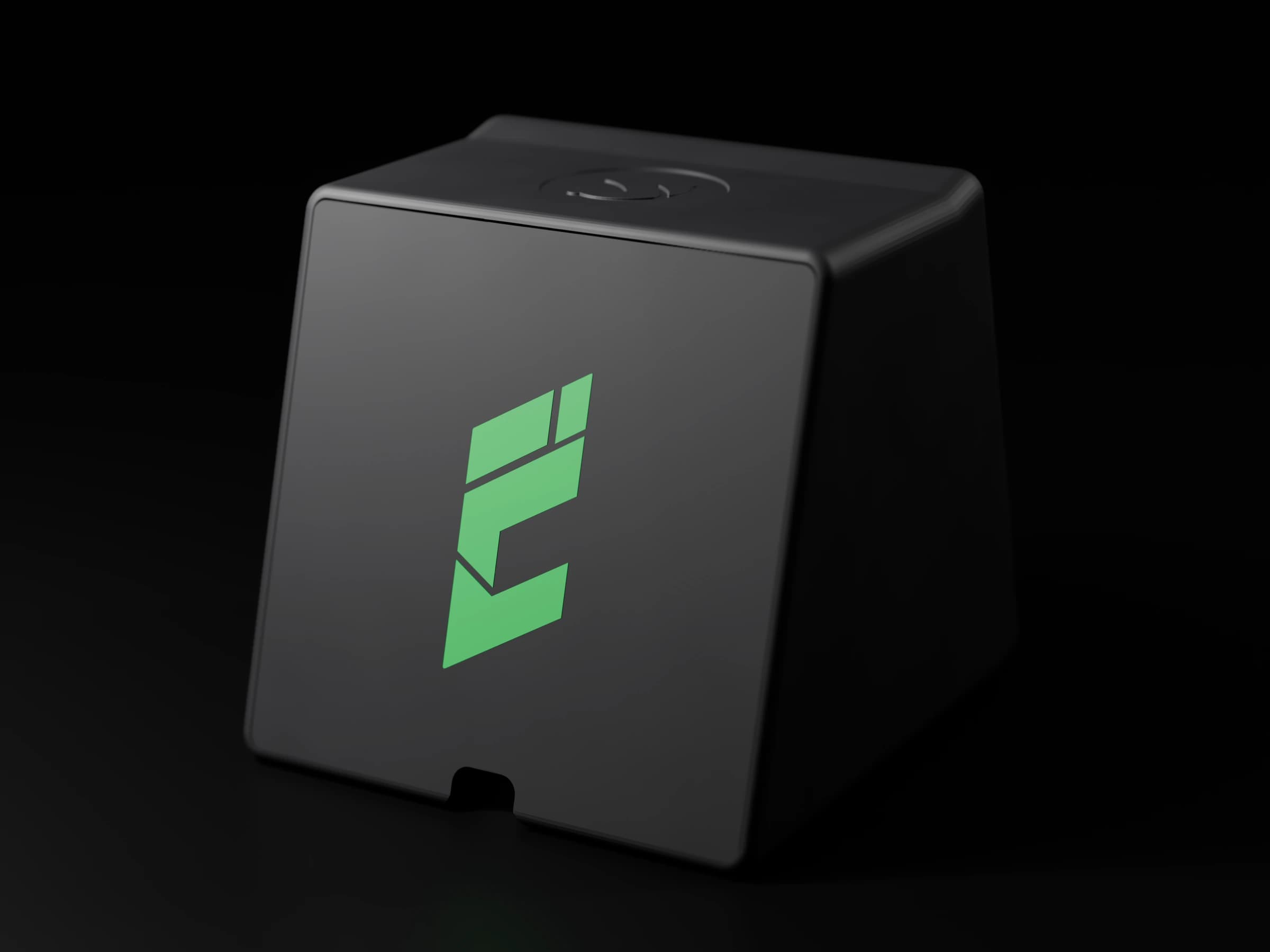 Ferced Box, acabado negro con logo verde